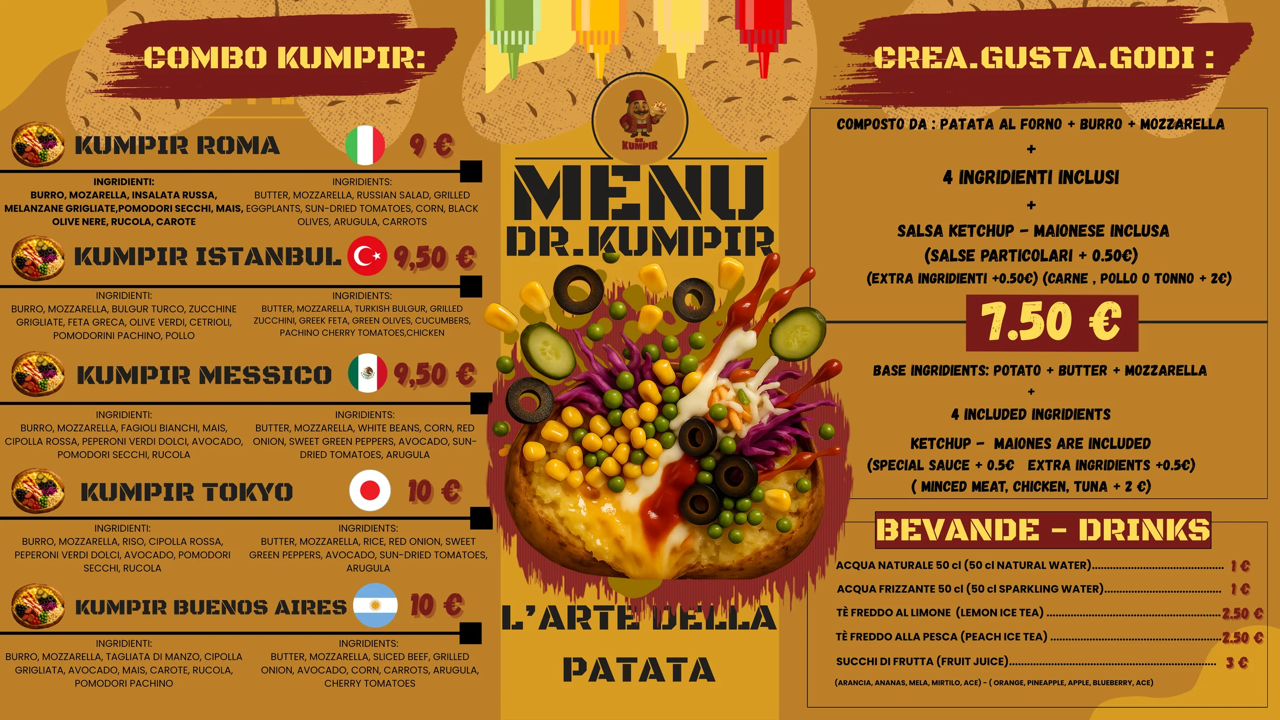 Menu Kumpir